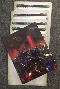 Shadowspear Space Marine Datenblatt Karten Full Set Neu Warhammer 40k Daten - Bild 1 von 4