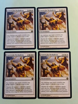 #005 | TRUE CONVICTION | SCARS OF MIRRODIN | PLAYSET | PORTUGUESE | MTG | NM - Image 1 of 4