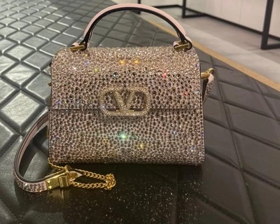Valentino vsling mini handbag with sparkling embroidery Swarovski® crystal- BNWT - Image 1 of 4
