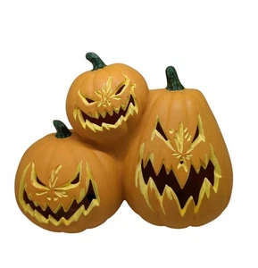 Molde Gemmy 3 Scary Pumpkins 2011 RARO - Luces y música no funcionan actualmente - Imagen 1 de 21