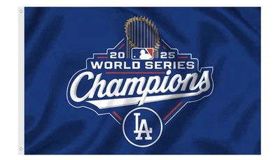 Los Angeles Dodgers Fans 3x5 FT Flag 2025 World Series Champions FAST SHIPPING! - Image 1 of 2