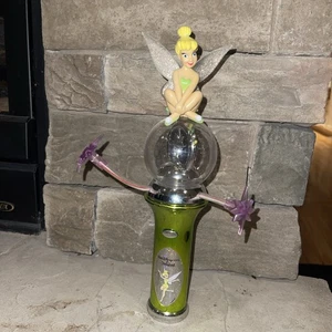 Disney Parks Tinker Bell Light Up Spinner Wand Toy Works Bottom Light Only -READ - Picture 1 of 7