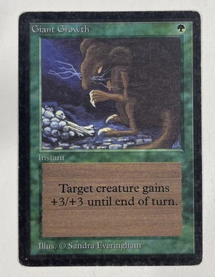 Giant Growth Alpha MP Moderate Play MTG Magic The Gathering - Image 1 of 2