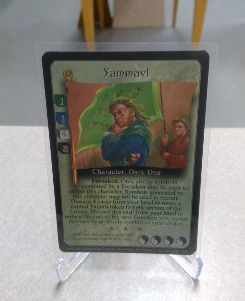 Sammael Wheel Of Time CCG Children Of The Dragon Robert Jordan - Image 1 of 2