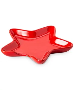 Martha Stewart Collection Figural Star Spoon Rest, Red - Picture 1 of 7