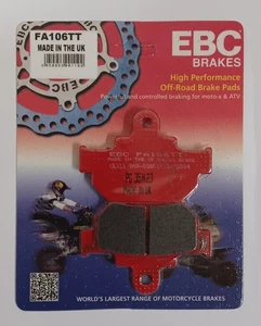 EBC Carbon FRONT Disc Brake Pads Fits SUZUKI LS650 SAVAGE (1987 to 1999) - Picture 1 of 4