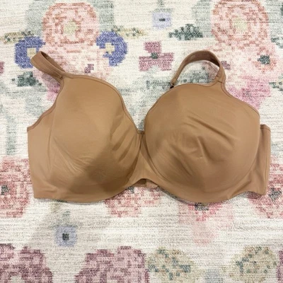 Cacique Womens Lightly Lined Full Coverage Bra Size 46DDD Light Brown EUC - Image 1 of 4
