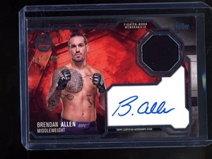 2025 Topps Knockout UFC #KAR-BA Brendan Allen Knockout Autograph Relics #/199 - Picture 1 of 2