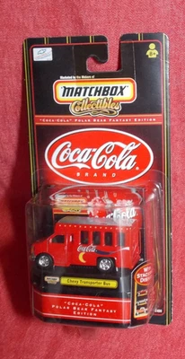 Matchbox Collectibles Coca-Cola Chevy Transport Bus-Polar Bear Edition-1999 - Image 1 of 3