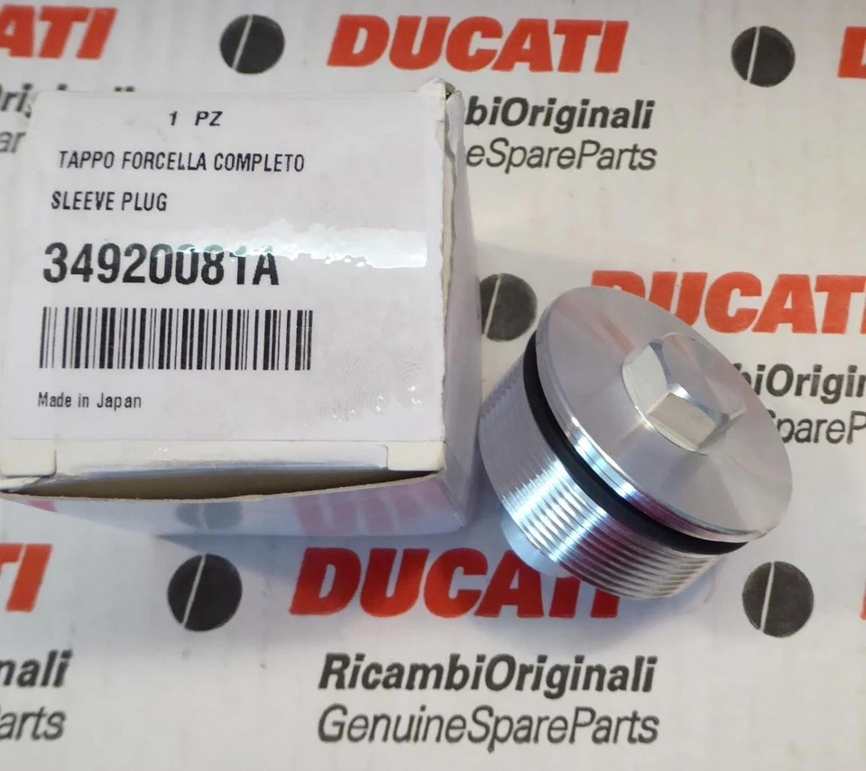1991-2005 Ducati 400-1000 Monster SuperSport Showa fork tube cap 34920081A -S - Image 1 of 1