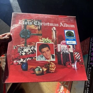 Elvis Presley Elvis' Christmas Album Green Color Vinyl LP Walmart Ex New Sealed - Picture 1 of 4