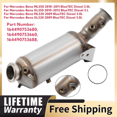 OEM Diesel Particulate Filter DPF For 2010-2012 Mercedes-Benz ML350 GL350 3.0L - Image 1 of 4
