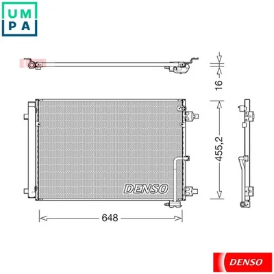 CONDENSER AIR CONDITIONING DCN02045 FOR AUDI A8L CPAA/CVBA 2.5L CGXA/CREG 3.0L - Image 1 of 4