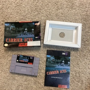 Carrier Aces für Super Nintendo SNES komplett in OVP CIB - getestet - Bild 1 von 12