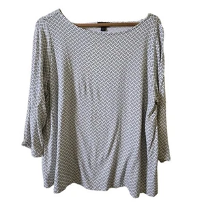 Top de mujer J. Jill Wearever Collection talla grande manga pequeña cuello barco - Imagen 1 de 6
