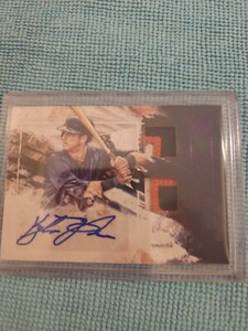 Kyle Tucker Rookie Card 2019 Panini Diamond Kings Autograph Relic Card 07/10