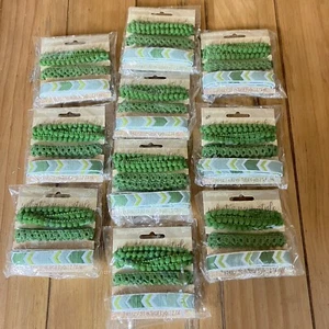 10 Pack Simplicity trims pom lace 30 Yards Total Green Arts And Crafts Lot Retro - Picture 1 of 7
