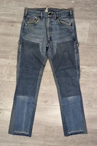 MENS CARHARTT LIGHT BLUE RELAXED FIT DENIM JEANS (W32 L34) - Picture 1 of 8