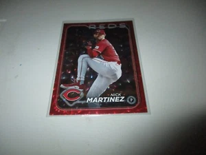 Nick Martinez 2024 Topps Update Red Crackle Foil #US255 /199 - Picture 1 of 1