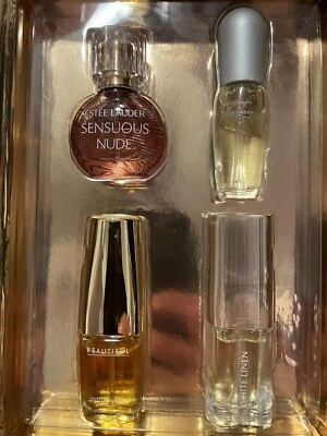 Libro de fragancias vintage de Estee Lauder 4 piezas Foto 1 de 4