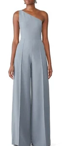 Christian Siriano One Shoulder Jumpsuit Blue Sz 2 $1500!! Free Shipping! - Picture 1 of 10