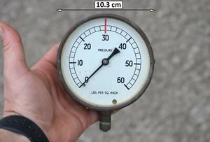 Manómetro BSS de latón vintage esfera industrial antigua - ENVÍO GRATUITO - Imagen 1 de 6