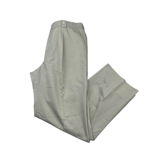 Pantaloni chino Burberry uomo Nova foderati a quadri pieghe cachi abbronzatura • 34x28