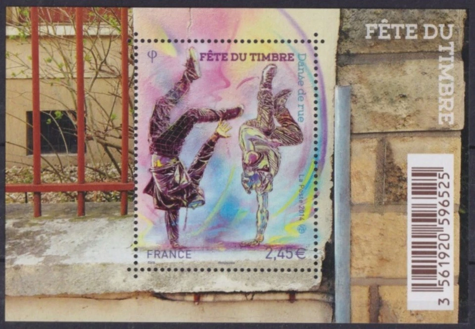 F-EX55320 FRANCE MNH 2014 MUSIC BREAK DANCE SHEET. - Image 1 of 1