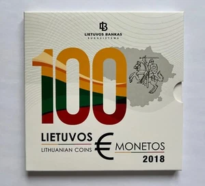 Juego de monedas 2018 Lituania BU € --100 aniversario de la independencia de Lituania-- - Imagen 1 de 10