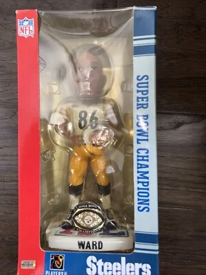 Steelers Hines Ward Super Bowl XL Anillo Bobblehead En Caja Original Foto 1 de 2