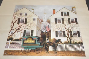 Lata de pared - Arte popular Charles Wysocki 1988 10,5"x12,5" - Imagen 1 de 3