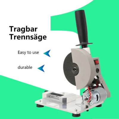 Portable Cut Off Saw Adjustable Chop Saw Table Saw 220V - Plastic Metal - Image 1 of 4