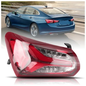 Left Fit For 2019-2022 Chevy Malibu LED Tail Light Rear Lamp Outer Driver Side - Bild 1 von 8