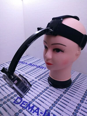 FASCIA TESTA/CASCO PIU' SUPPORTO STORTO CON ACCESSORI GOPRO,ACTION CAMERA, NILOX