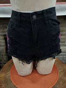 Hollister Boho Distressed Denim Shorts - Picture 1 of 7