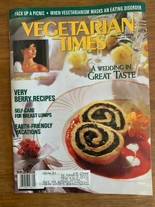 Vegetarian Times Magazine June 1992,Berries,Sushi,Wedding Feast,Eating Disorders - Picture 1 of 1