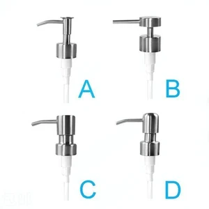 DIY Soap Dispenser Pump Head Stainless Steel Replacement Liquor Jars Tube Bottle - Picture 1 of 13
