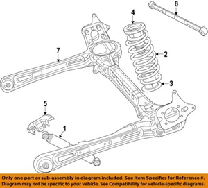 CHRYSLER OEM 08-20 CV Rear Suspension Suspension Components-Track Bar 68065659AC - Picture 1 of 1