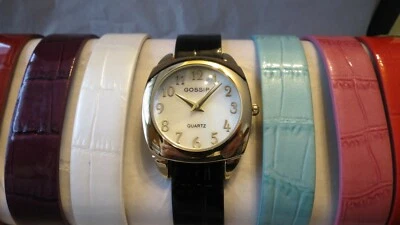 Reloj intercambiable Gossip con 7 correas de cuero genuino Foto 1 de 4