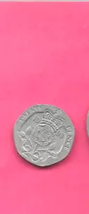GREAT BRITAIN GB UK KM939 1993 XF-SUPER FINE OLD CIRCULATED 20 PENCE COIN - Picture 1 of 1