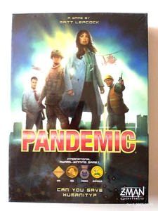 Pandemic Board Game by Z-Man Games New in Shrink with Bonus COVID-19 Scenario - Picture 1 of 5