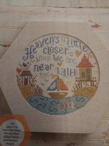 Heaven's A Little Closer Ocean Sea ORNAMEN FUERA DE STOCK Revista Punto de Cruz Patrón (T) - Imagen 1 de 1