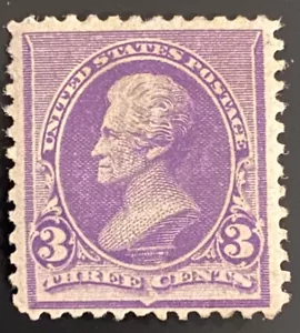 US Stamps - SC# 221 - MOGH - SCV = $55.00 - Picture 1 of 2