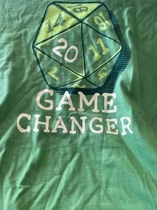 "Game Changer" ~ SNORG TEES hellgrünes Kleeblatt T - Shirt kurzarm ~ D&D SMALL - Bild 1 von 1