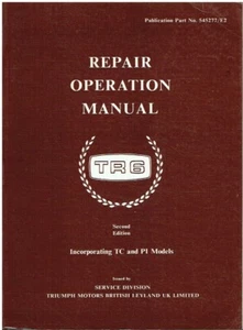 TRIUMPH TR6 ( 150hp ) 1969-1972 FACTORY WORKSHOP MANUAL *VGC* - Picture 1 of 1