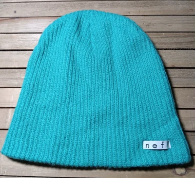Gorro Neff Aqua Azul Verde Talla Única Tejido Esquí Surf Aire Libre Aventura Unisex Foto 1 de 4
