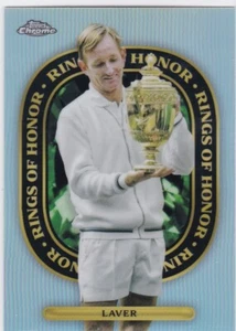 Topps 2021 cromo anillos de honor refractor #ROH-4 Rod Laver - Imagen 1 de 2