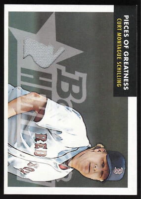 2007 Bowman Heritage #PG-CS Curt Schilling Jersey Relic Boston Red Sox Card - Image 1 of 2