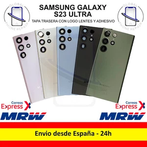 Tapa Trasera Cristal para Samsung Galaxy S23 Ultra con Logo Lentes y Adhesivo - Imagen 1 de 1
