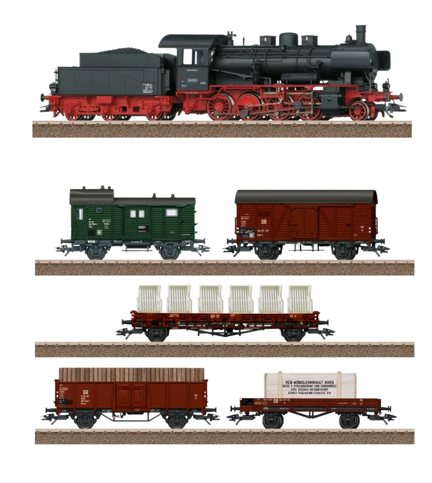 Échelle H0 Trix 22908 Locomotive à Vapeur Br 56 Creuser Son Neuf Emballage